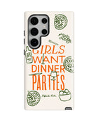 Samsung Galaxy S24 Ultra Tank Case | Girls Aesthetics (Dinner Party)
