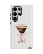 Samsung Galaxy S24 Ultra Tank Case | Girls Aesthetics (Espresso Bow)