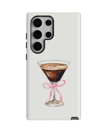 Samsung Galaxy S24 Ultra Tank Case | Girls Aesthetics (Espresso Bow)