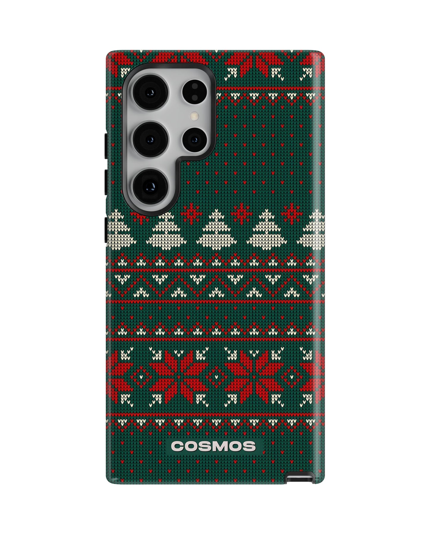 Samsung Galaxy S23 Ultra Tank Case | Textures (Evergreen Knit)