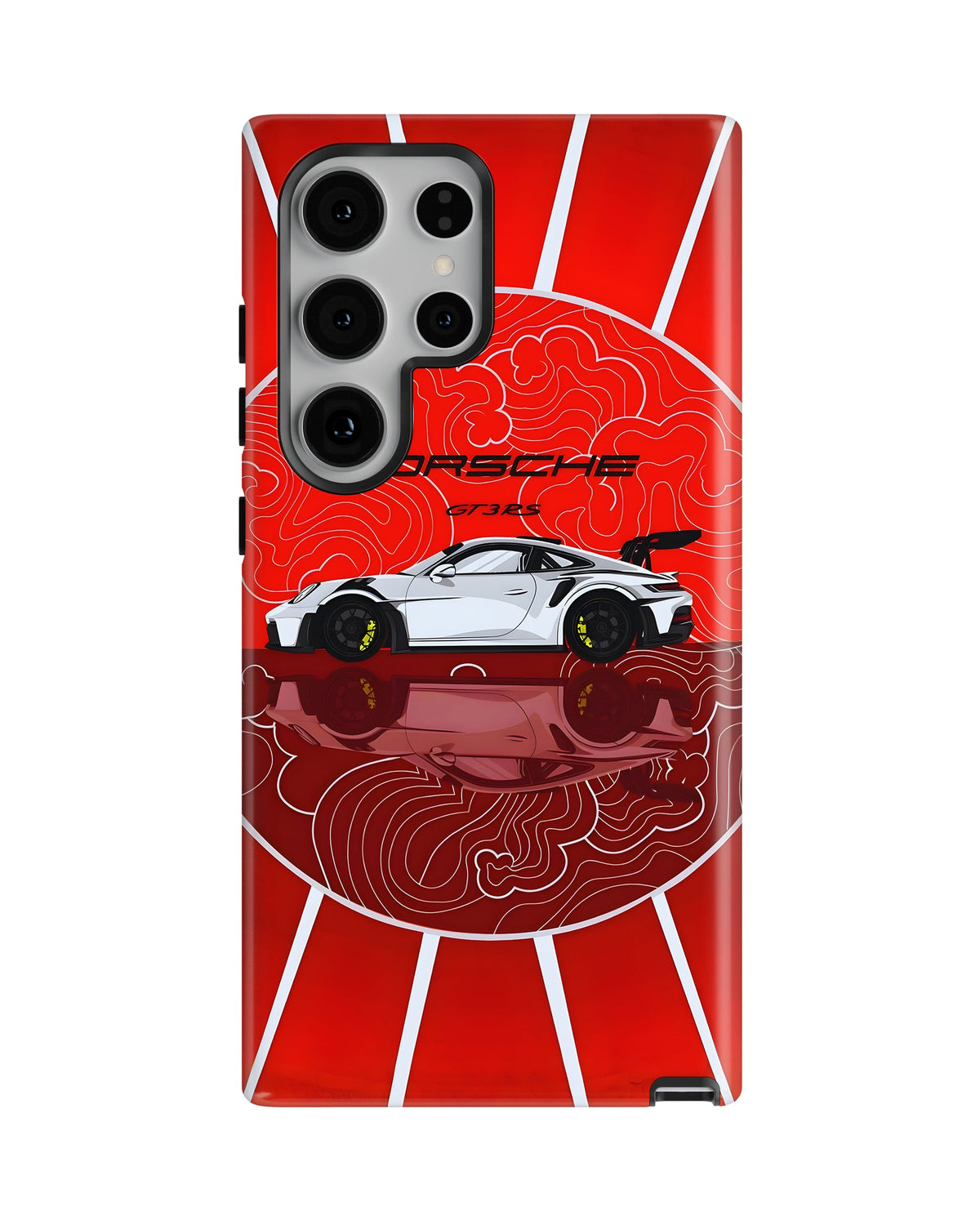 Samsung Galaxy S23 Ultra Tank Case | Sports Car (GT3 Pulse)