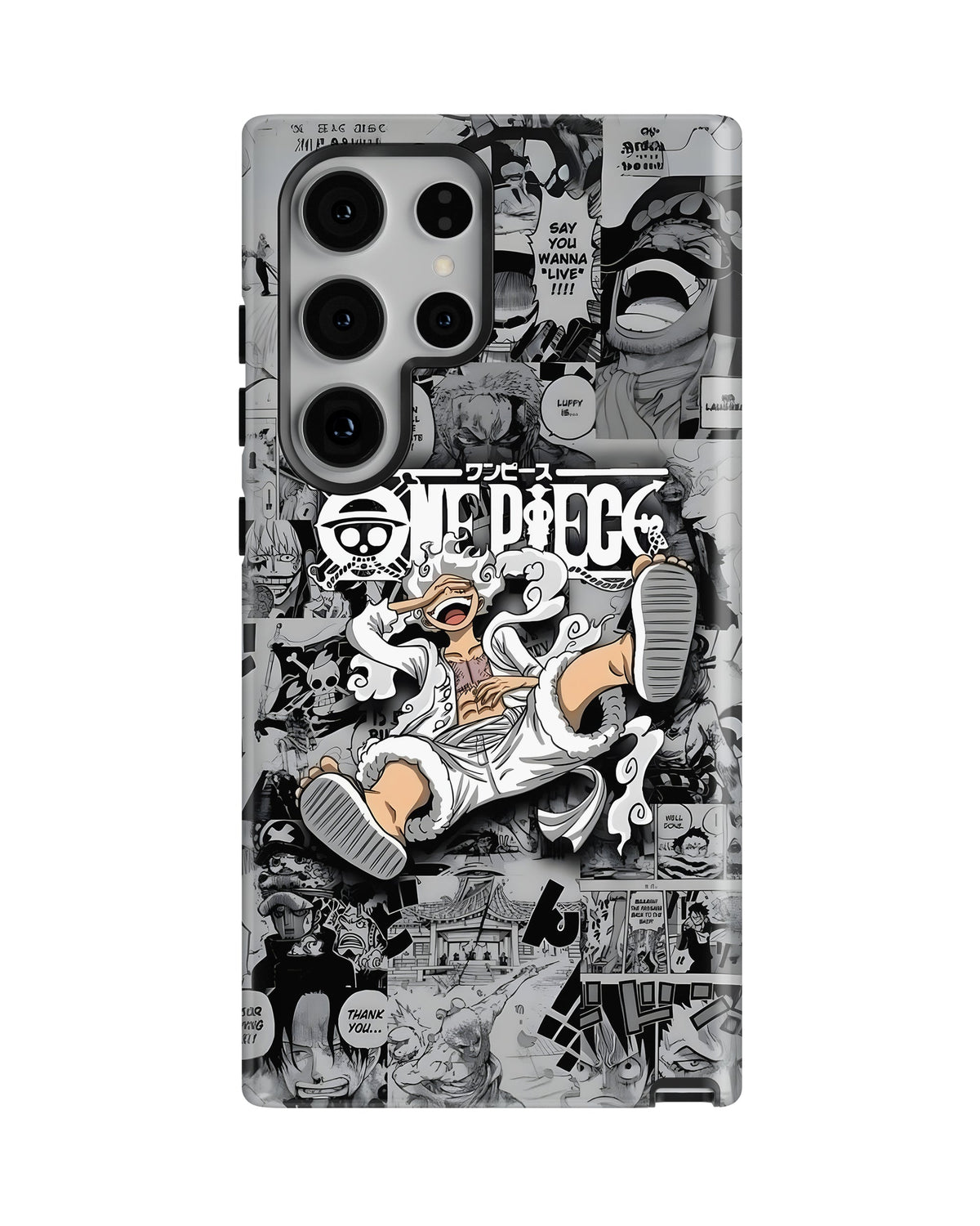 Samsung Galaxy S23 Ultra Tank Case | Anime (Gear 5 Luffy)