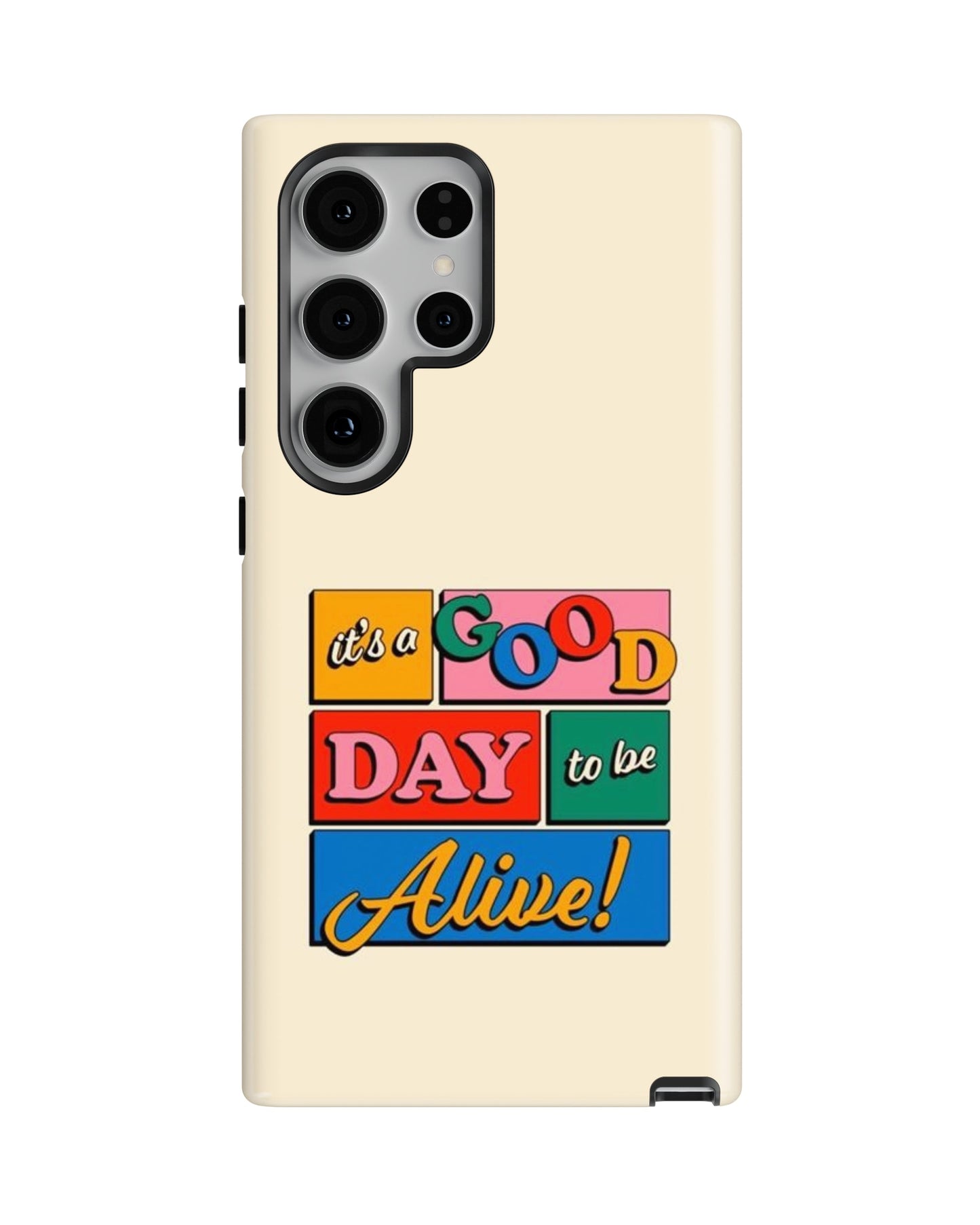 Samsung Galaxy S23 Ultra Tank Case | Modernism (Good Vibes)