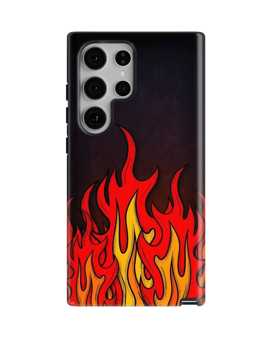 Samsung Galaxy S23 Ultra Tank Case | Modernism (Hellfire)