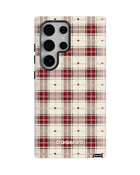 Samsung Galaxy S23 Ultra Tank Case | Textures (Heritage Plaid)