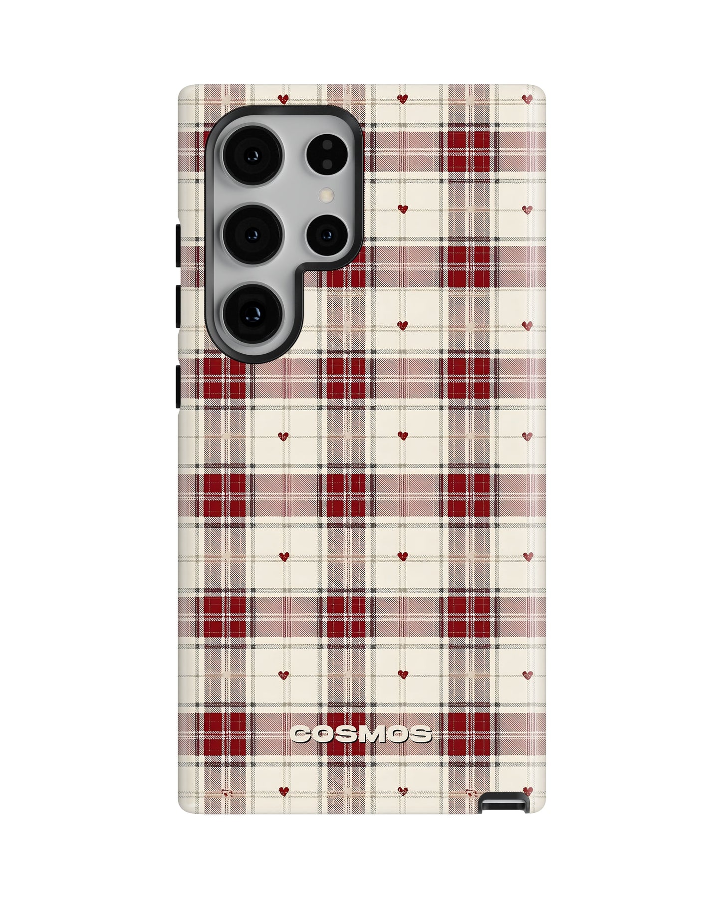 Samsung Galaxy S24 Ultra Tank Case | Textures (Heritage Plaid)