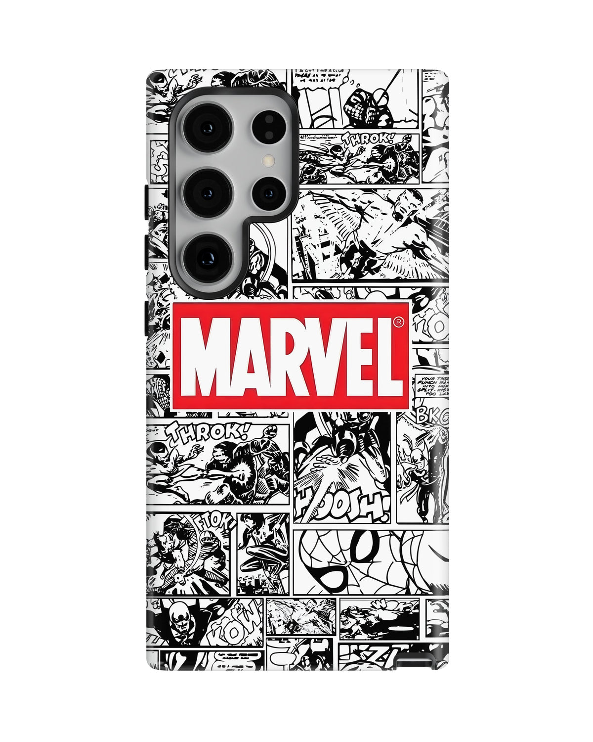 Samsung Galaxy S23 Ultra Tank Case | Superhero (Marvel Grid)
