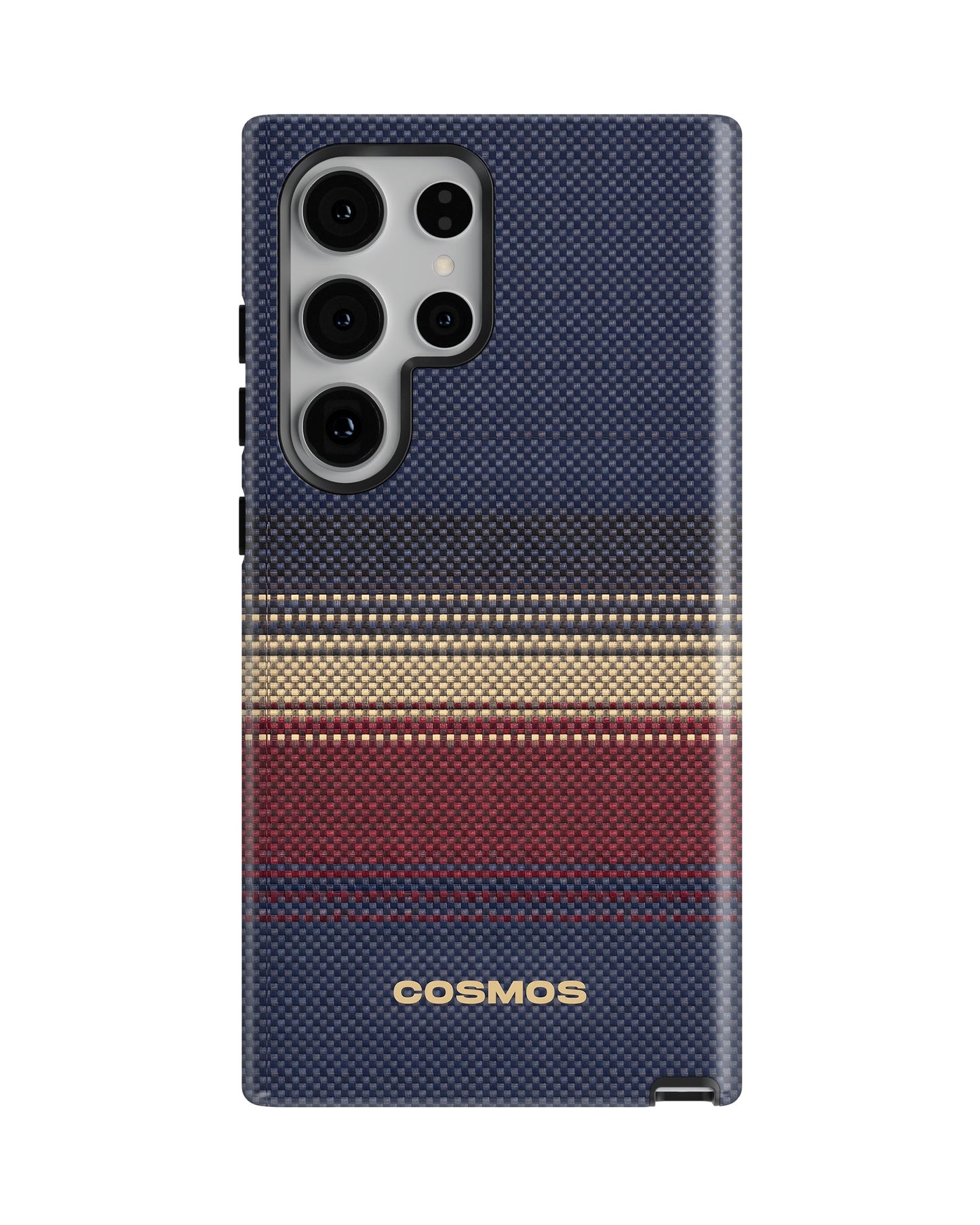 Samsung Galaxy S23 Ultra Tank Case | Textures (Midnight Border)