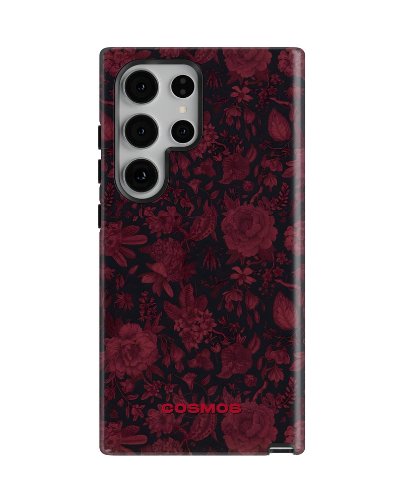 Samsung Galaxy S23 Ultra Tank Case | Textures (Midnight Rose)