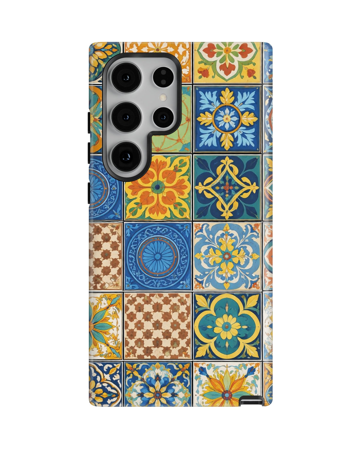 Samsung Galaxy S23 Ultra Tank Case | Girls Aesthetics (Moroccan Tiles)