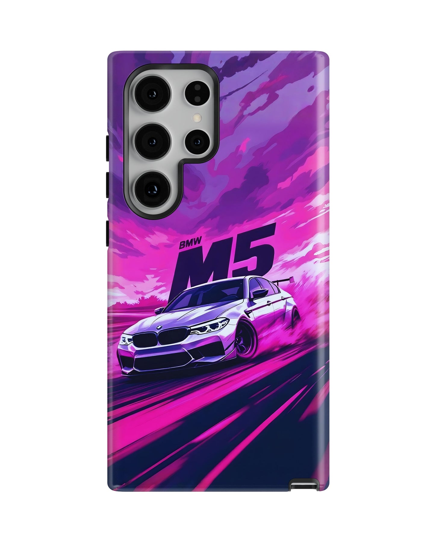 Samsung Galaxy S23 Ultra Tank Case | Sports Car (Neon Velocity)
