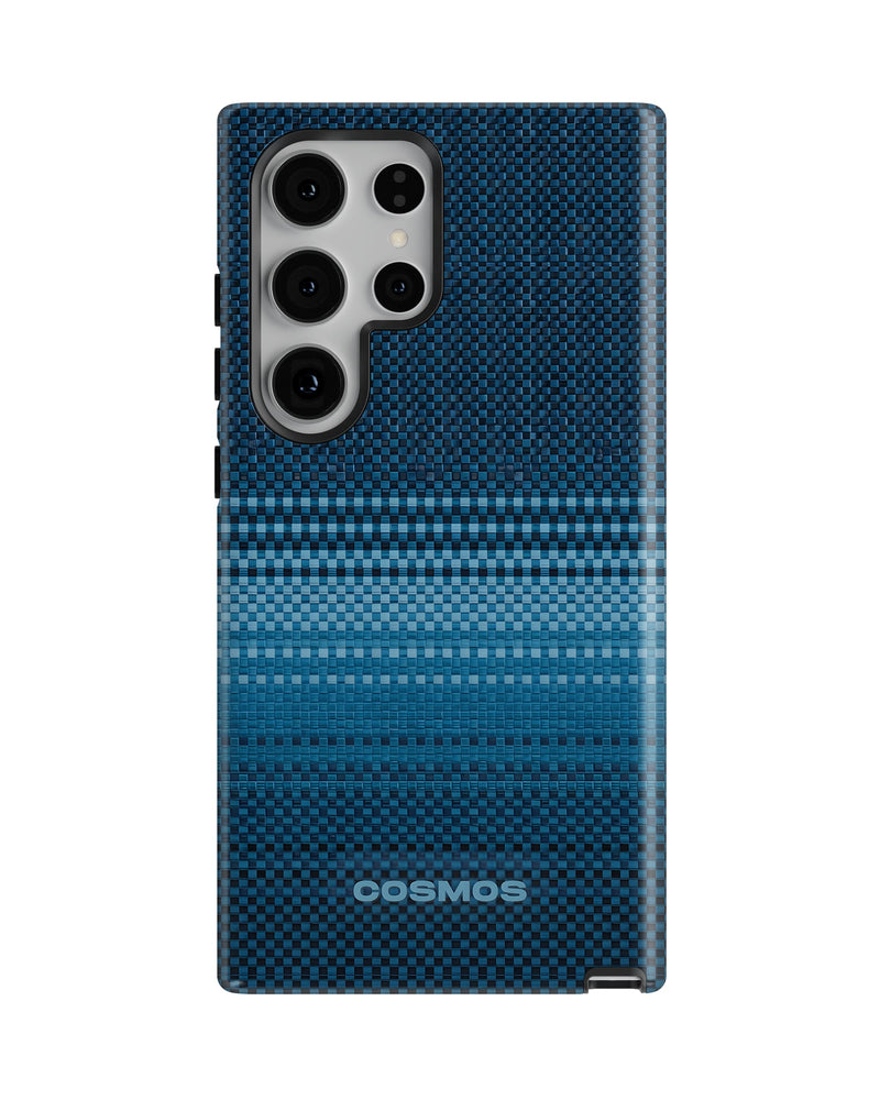 Samsung Galaxy S24 Ultra Tank Case | Textures (Ocean Stitch)