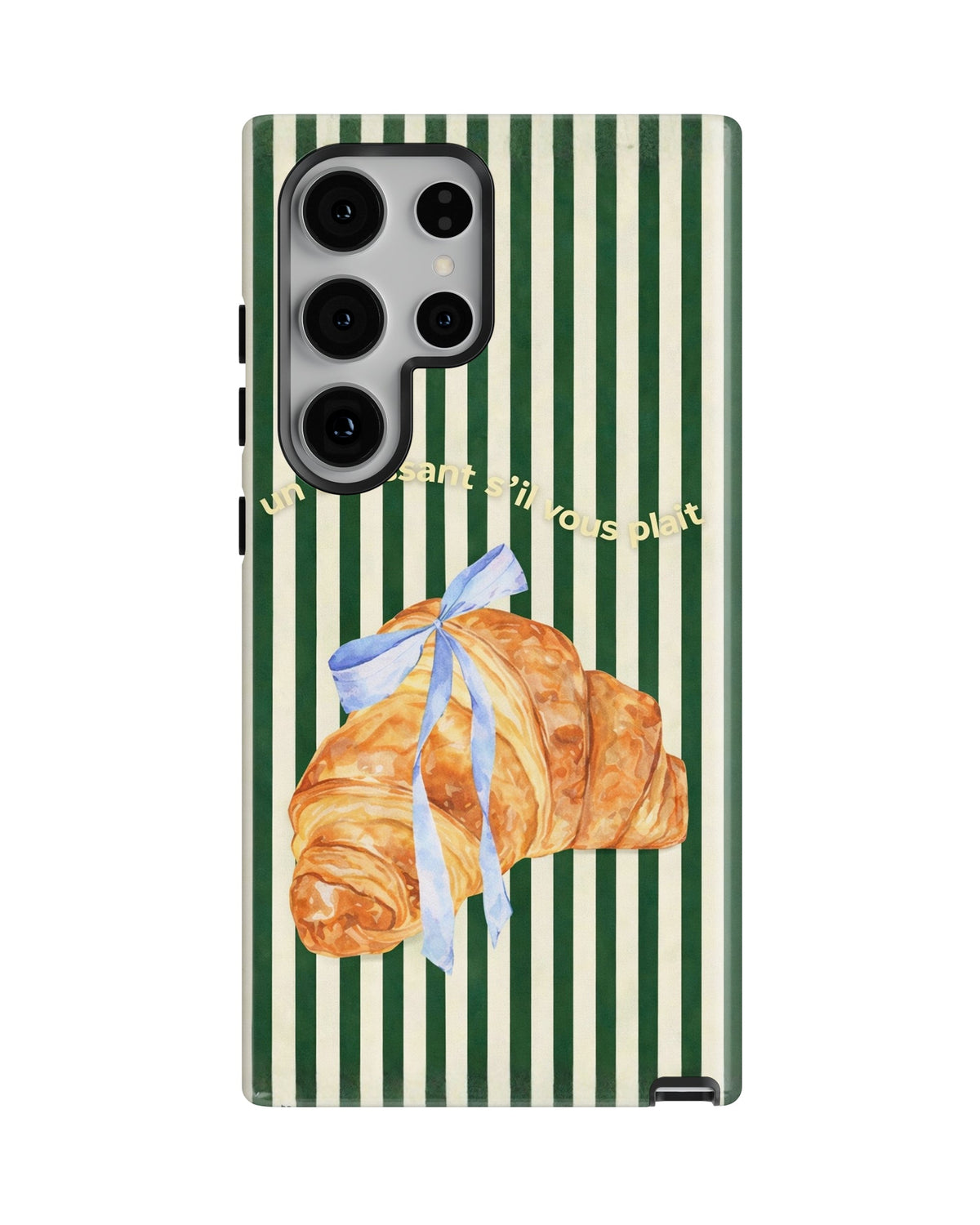 Samsung Galaxy S24 Ultra Tank Case | Girls Aesthetics (Paris Croissant)
