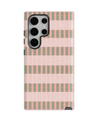 Samsung Galaxy S24 Ultra Tank Case | Girls Aesthetics (Pastel Weave)