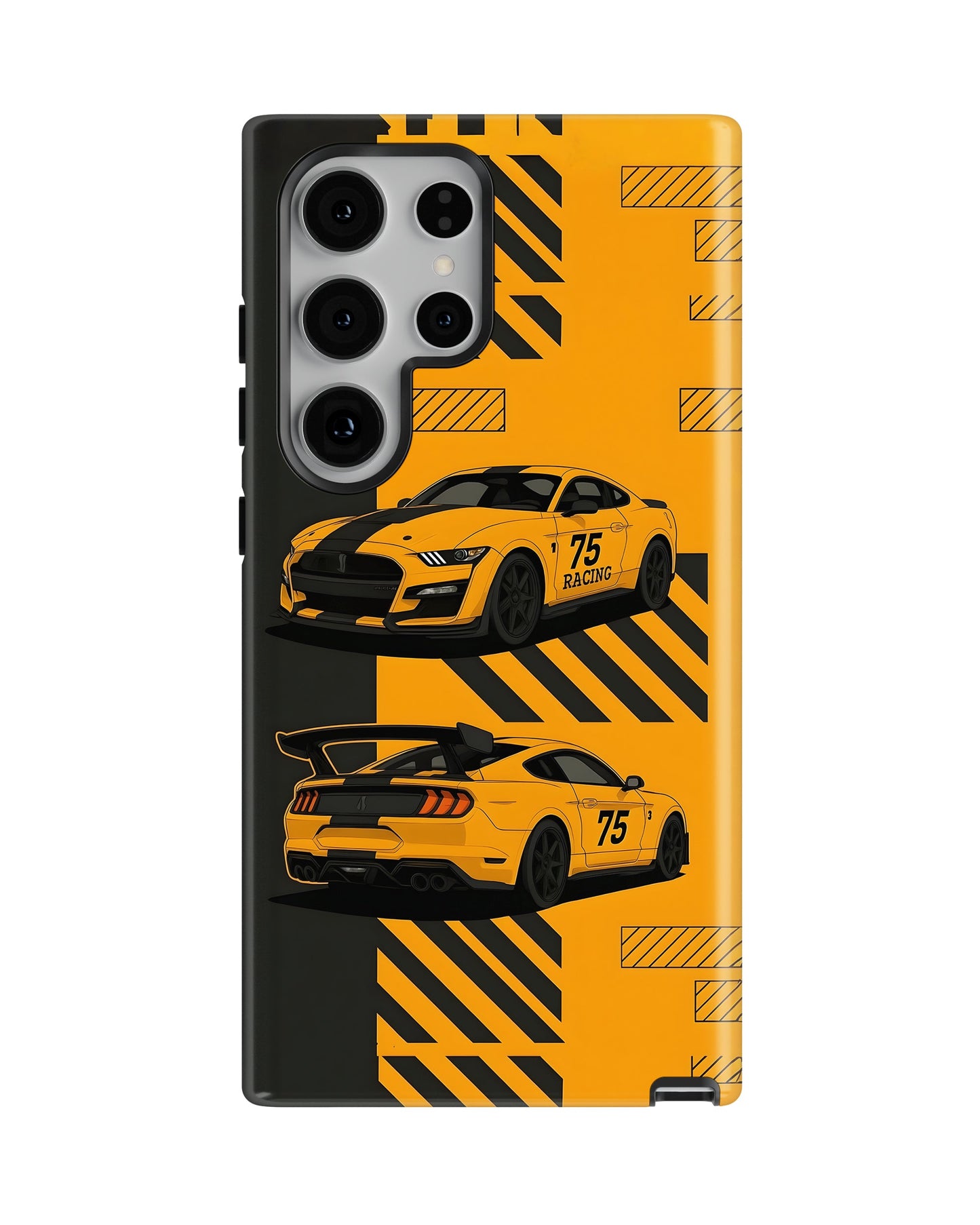 Samsung Galaxy S23 Ultra Tank Case | Sports Car (Racing 75)