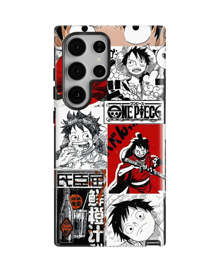 Samsung Galaxy S23 Ultra Tank Case | Anime (Straw Hat Saga)