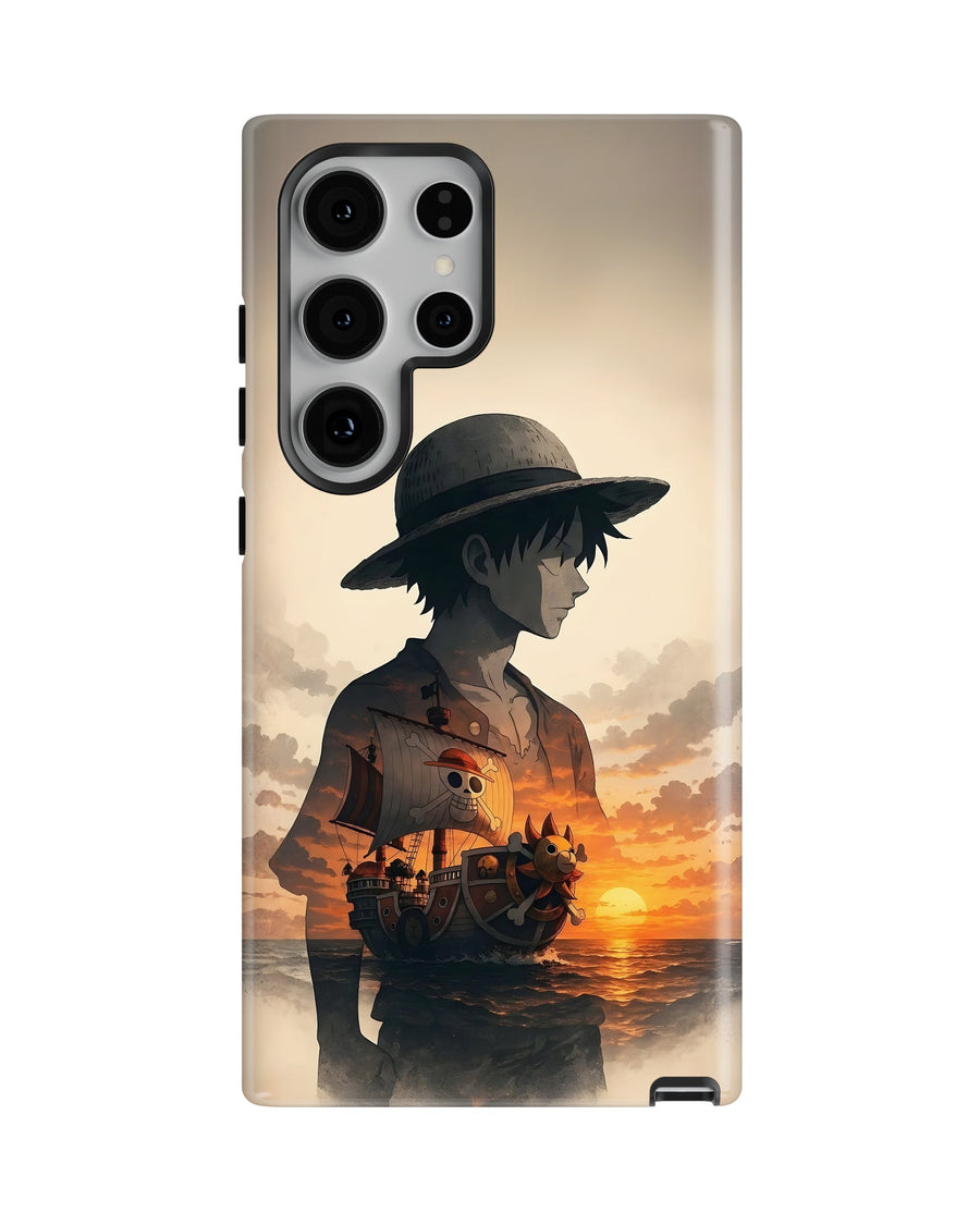 Samsung Galaxy S23 Ultra Tank Case | Anime (Sunset Voyager)