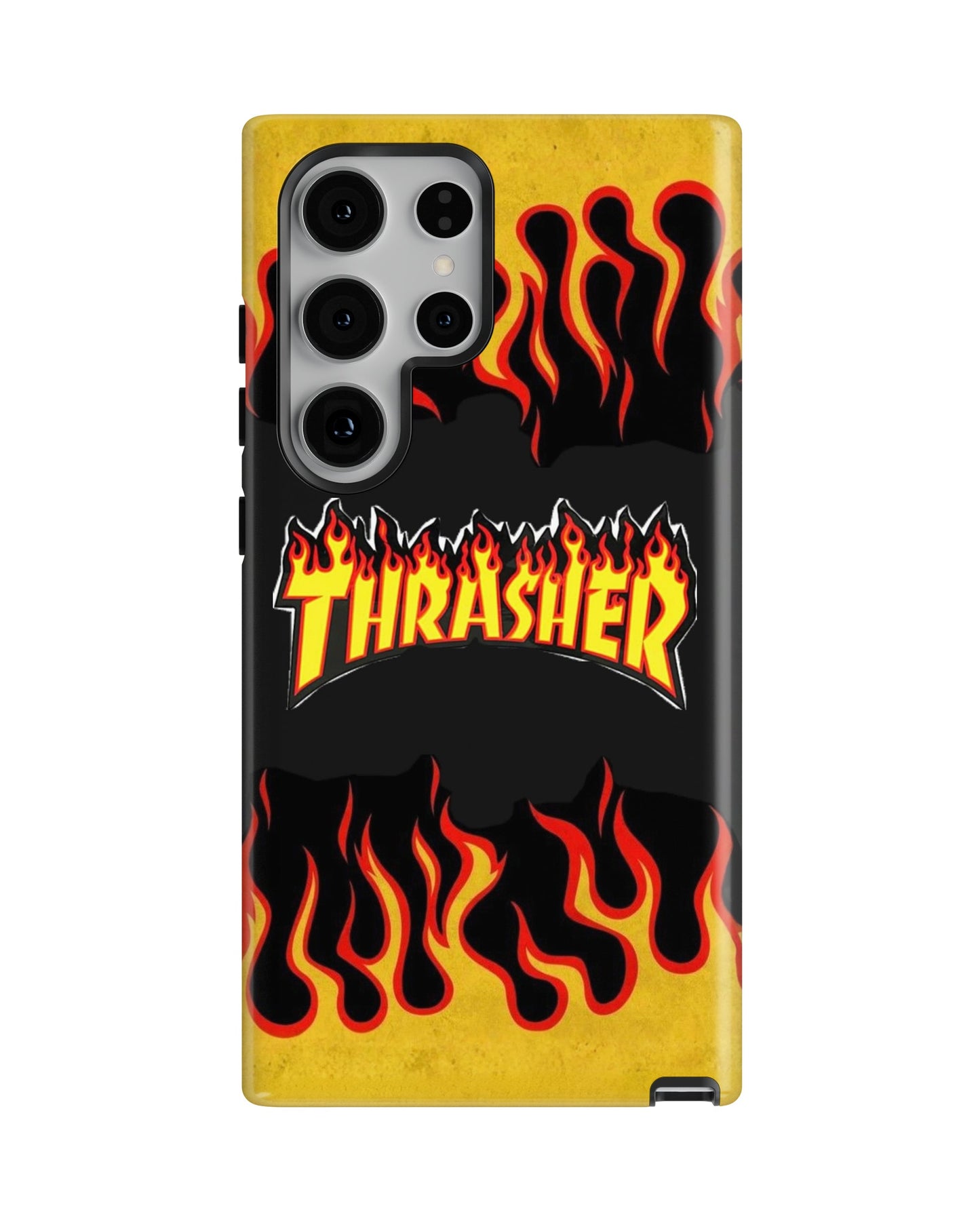 Samsung Galaxy S23 Ultra Tank Case | Modernism (Thrasher Flame)