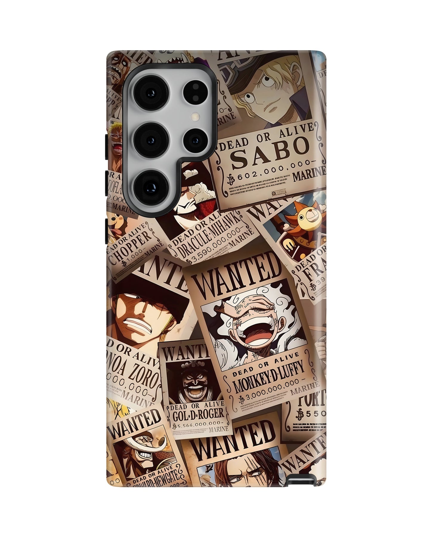 Samsung Galaxy S24 Ultra Tank Case | Anime (Wanted Luffy)