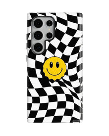Samsung Galaxy S24 Ultra Tank Case | Modernism (Warped Smile)