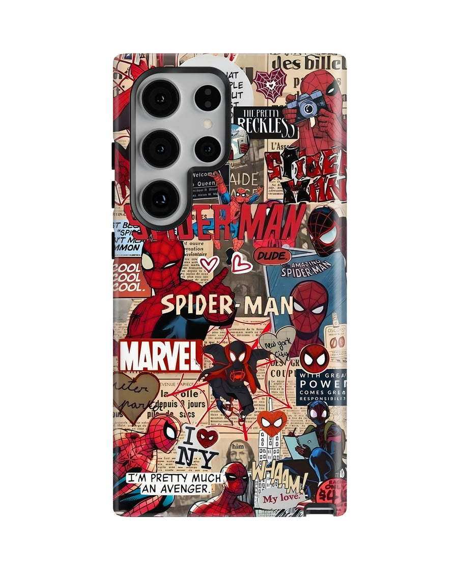 Samsung Galaxy S23 Ultra Tank Case | Superhero (Web Diaries)