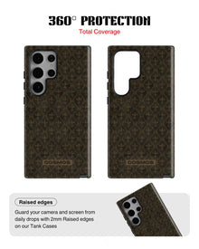Samsung Galaxy S24 Ultra Tank Case | Textures (Antique Fleur)