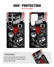 Samsung Galaxy S24 Ultra Tank Case | Anime (Black Swordsman)
