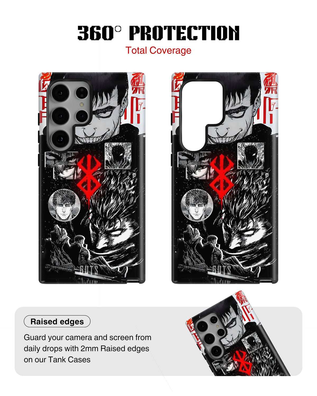 Samsung Galaxy S23 Ultra Tank Case | Anime (Black Swordsman)