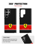 Samsung Galaxy S24 Ultra Tank Case | Formula 1 (Carbon Ferrari)