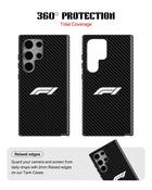 Samsung Galaxy S24 Ultra Tank Case | Formula 1 (Carbon Grid)