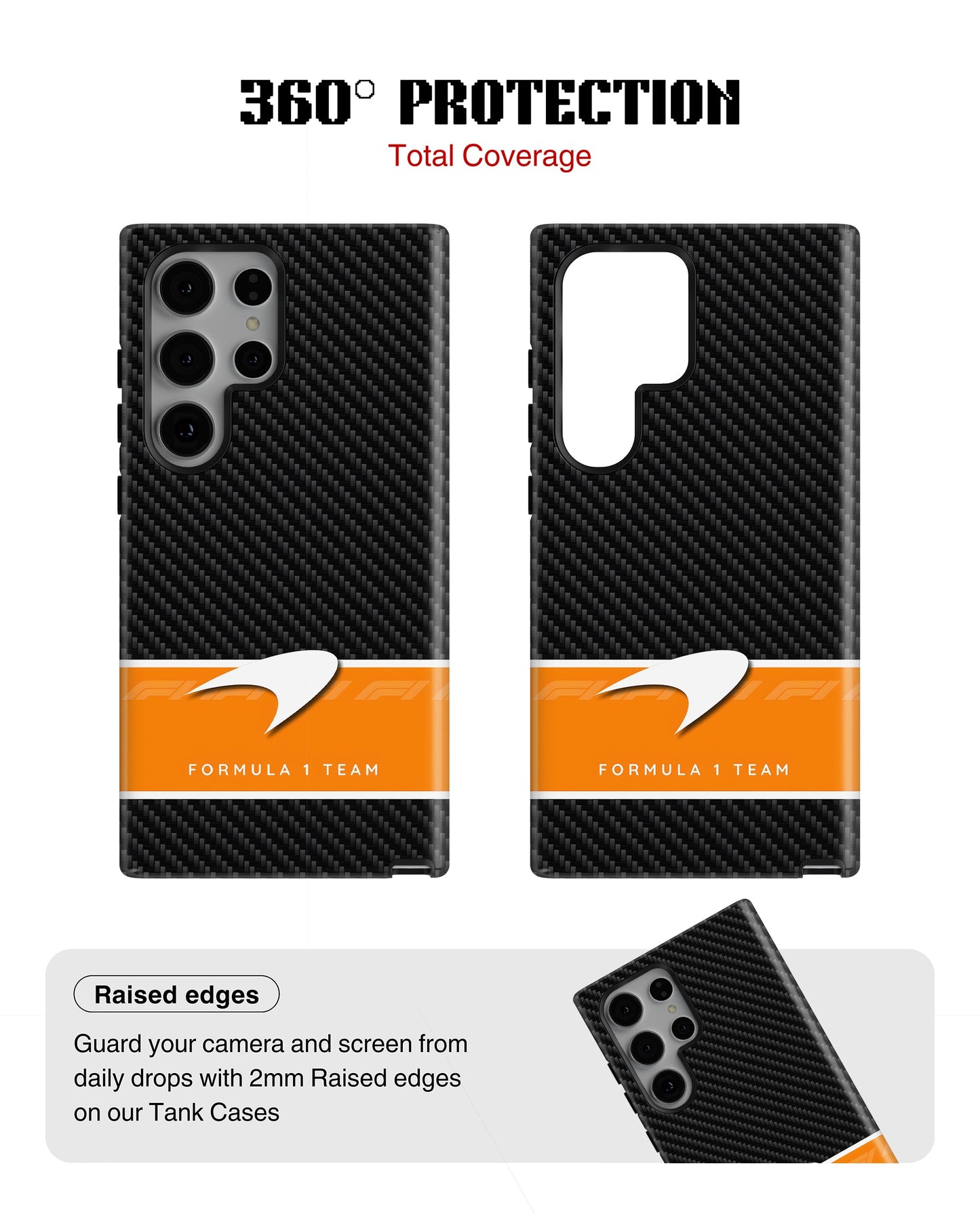 Samsung Galaxy S24 Ultra Tank Case | Formula 1 (Carbon McLaren)