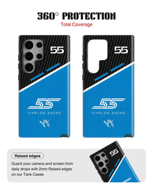 Samsung Galaxy S23 Ultra Tank Case | Formula 1 (Carlos Sainz)