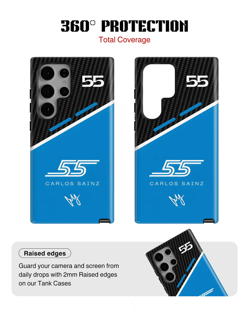 Samsung Galaxy S23 Ultra Tank Case | Formula 1 (Carlos Sainz)