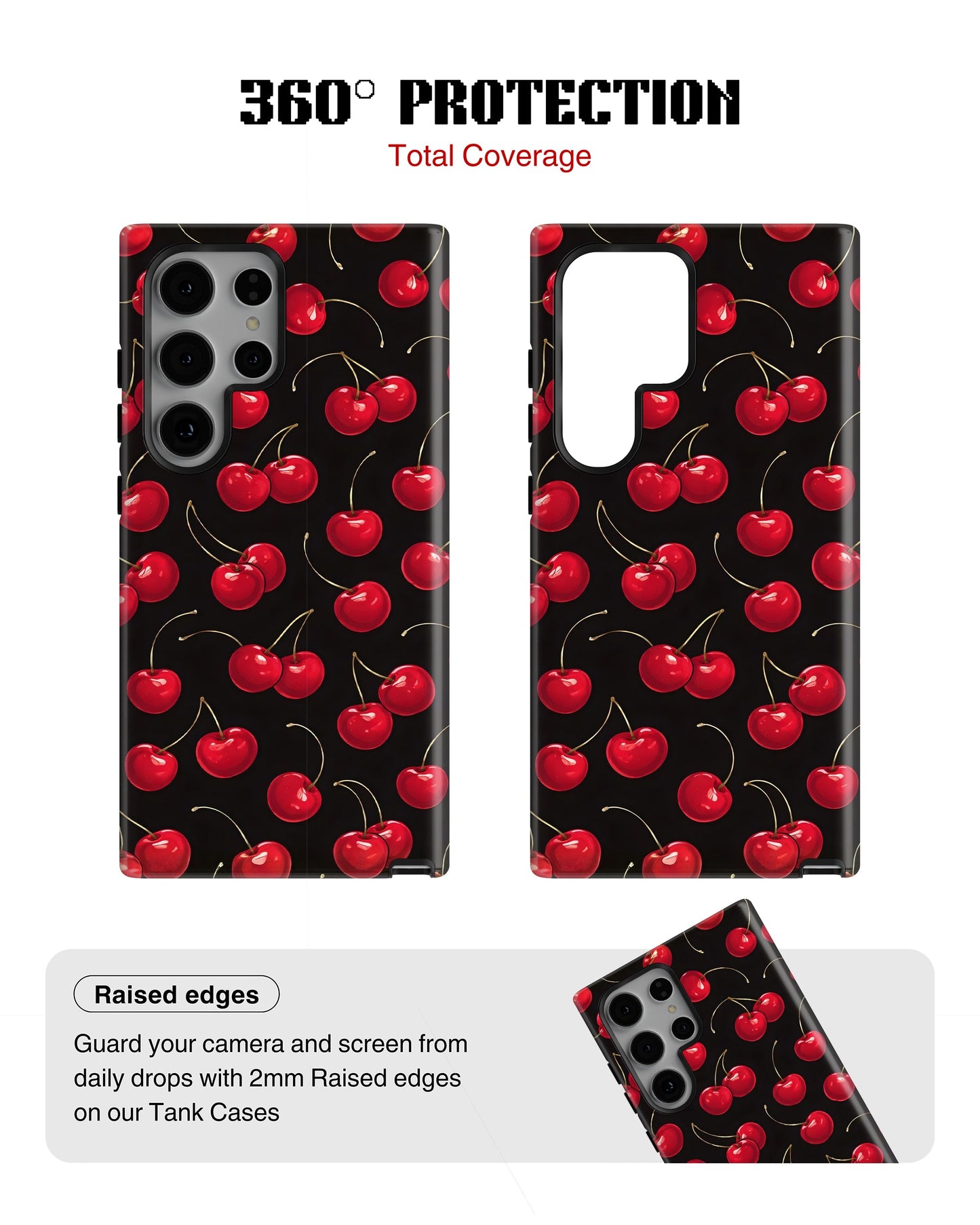 Samsung Galaxy S24 Ultra Tank Case | Girls Aesthetics (Cherry Pop)