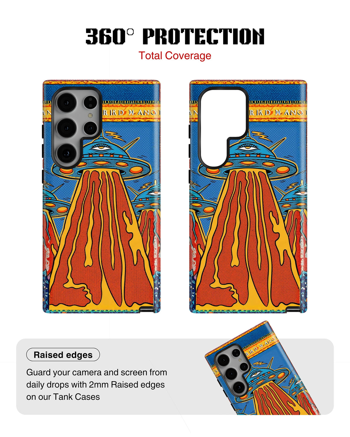 Samsung Galaxy S23 Ultra Tank Case | Modernism (Cosmic Invasion)