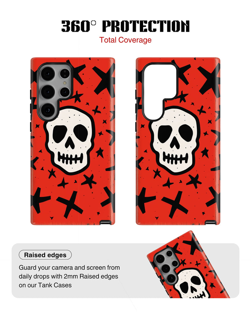 Samsung Galaxy S23 Ultra Tank Case | Modernism (Dead Stars)