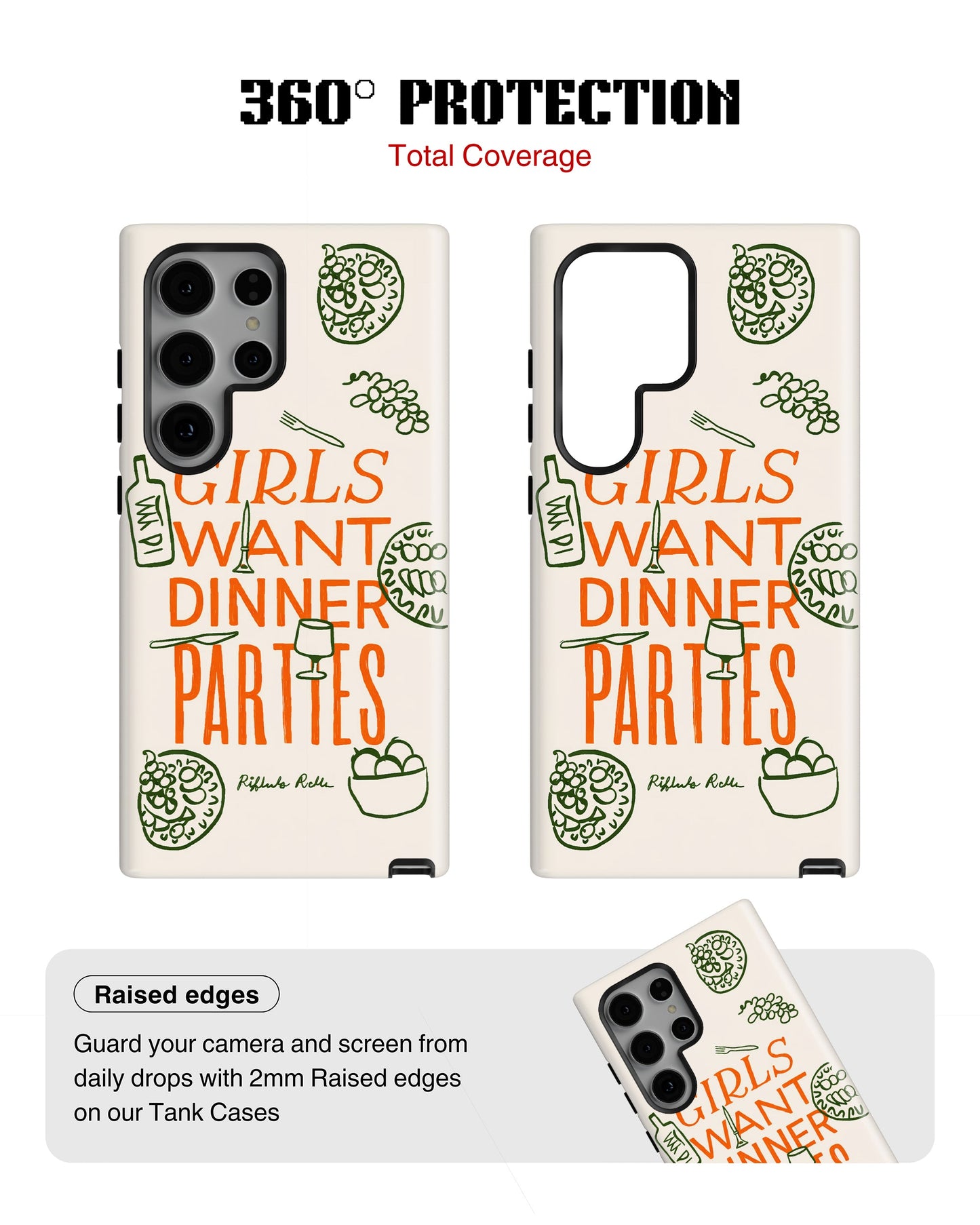 Samsung Galaxy S24 Ultra Tank Case | Girls Aesthetics (Dinner Party)