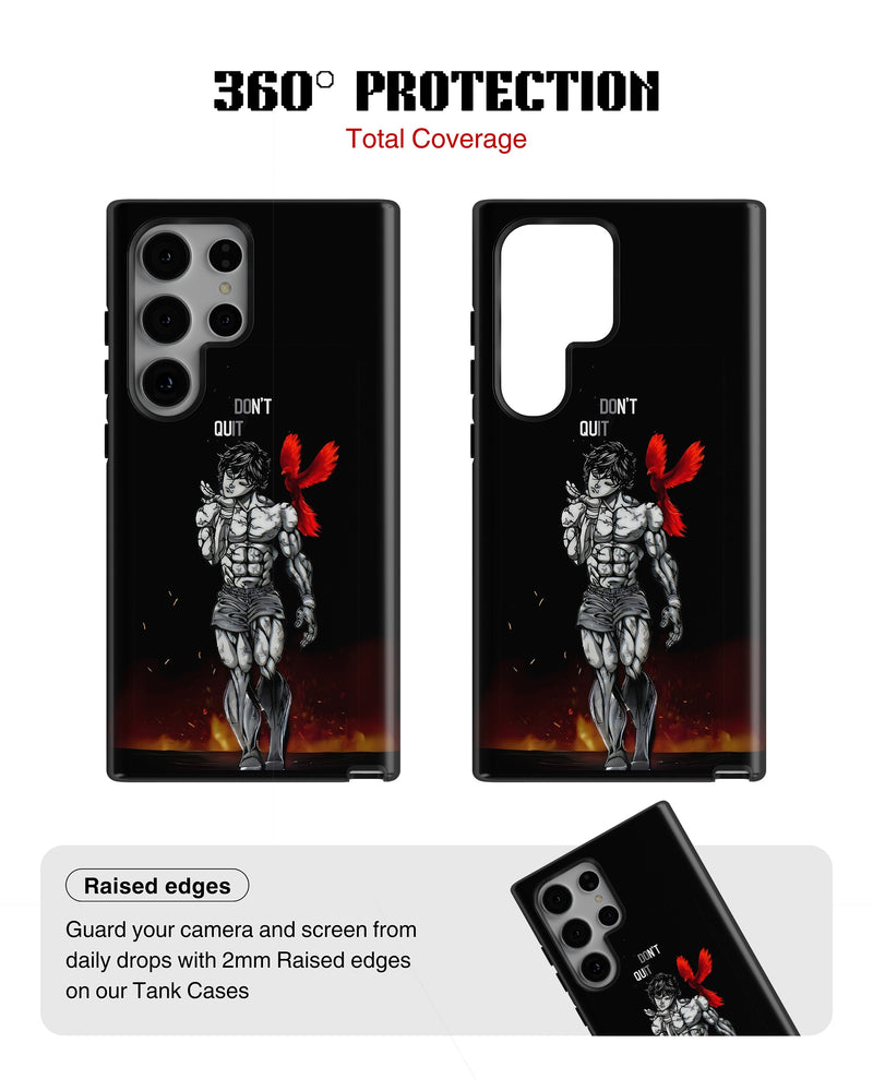 Samsung Galaxy S24 Ultra Tank Case | Anime (Dont Quit)