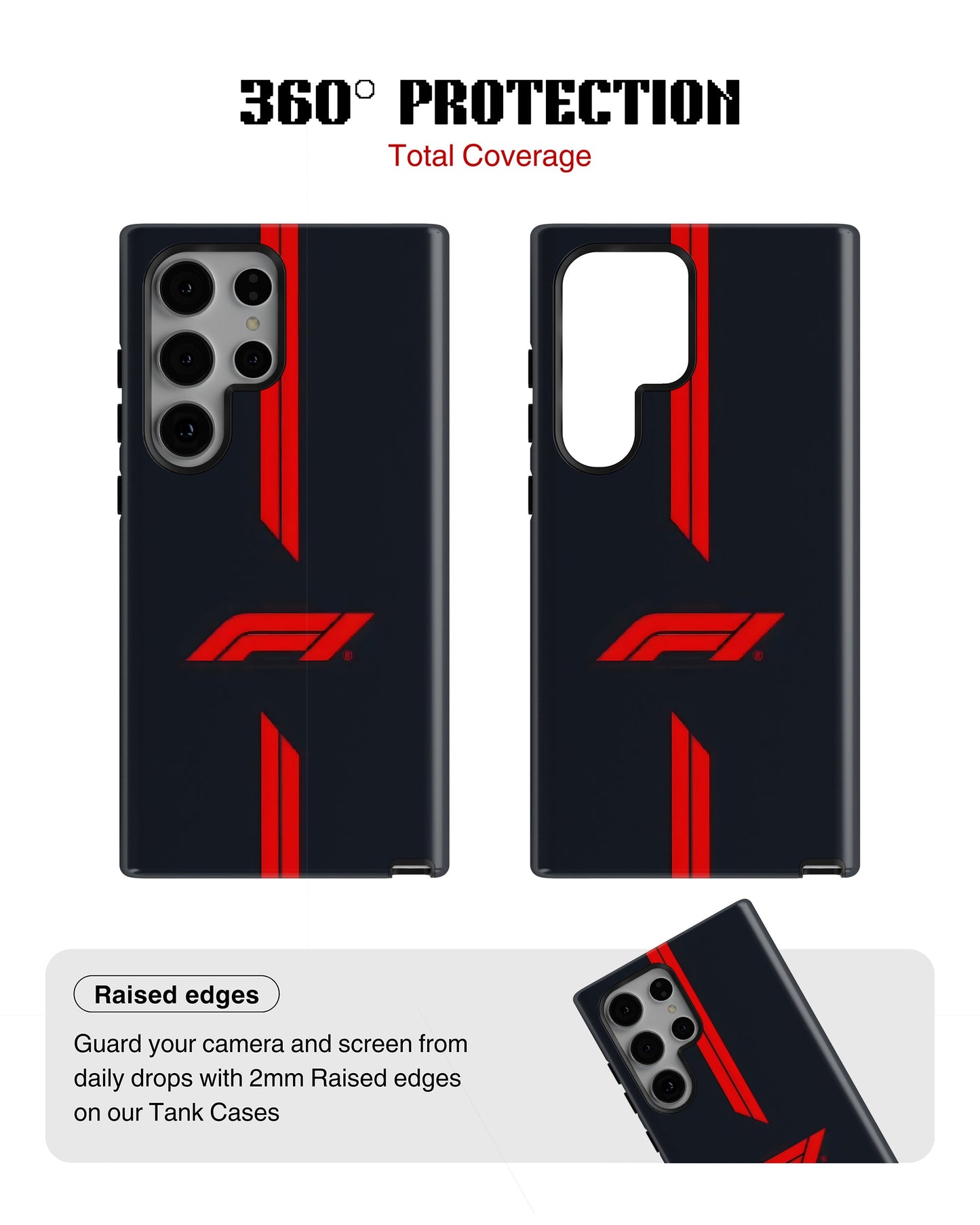 Samsung Galaxy S23 Ultra Tank Case | Formula 1 (F1 Grid)