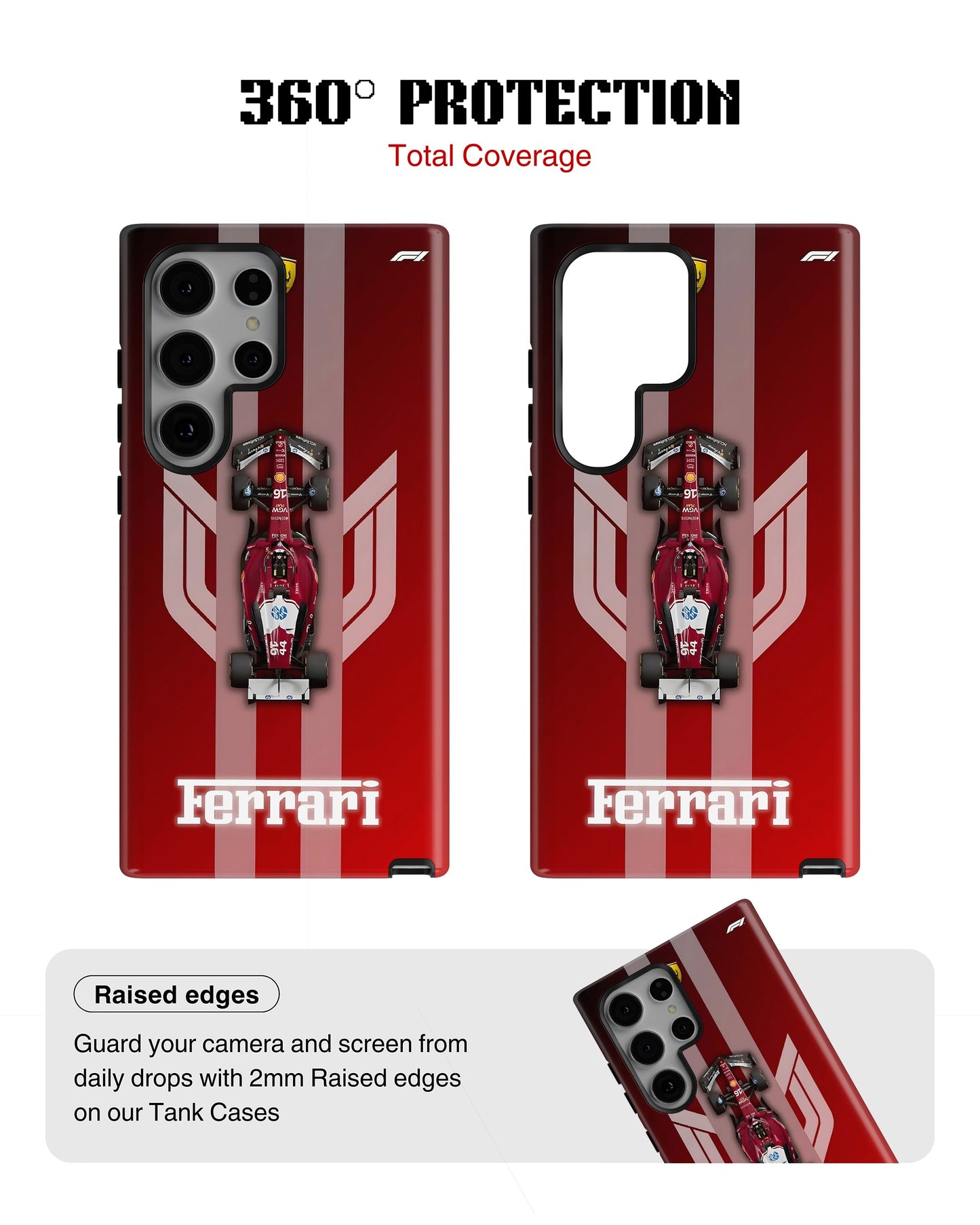 Samsung Galaxy S23 Ultra Tank Case | Formula 1 (Ferrari Classics)