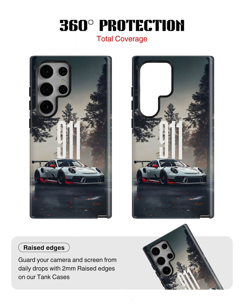 Samsung Galaxy S23 Ultra Tank Case | Sports Car (Forest Run)