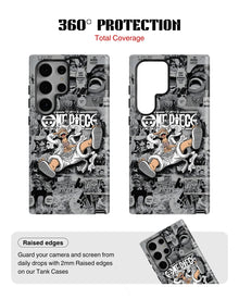 Samsung Galaxy S23 Ultra Tank Case | Anime (Gear 5 Luffy)