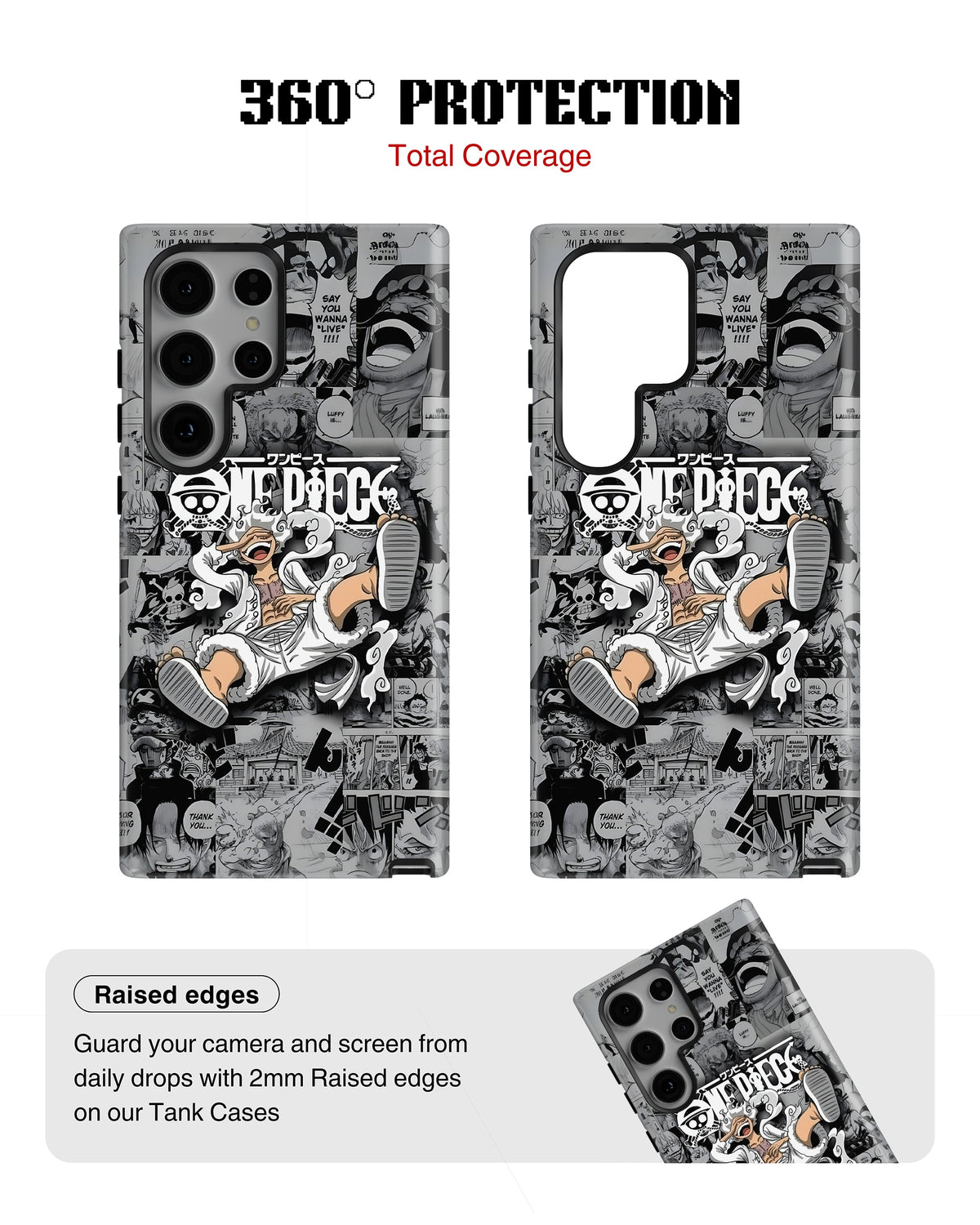 Samsung Galaxy S24 Ultra Tank Case | Anime (Gear 5 Luffy)