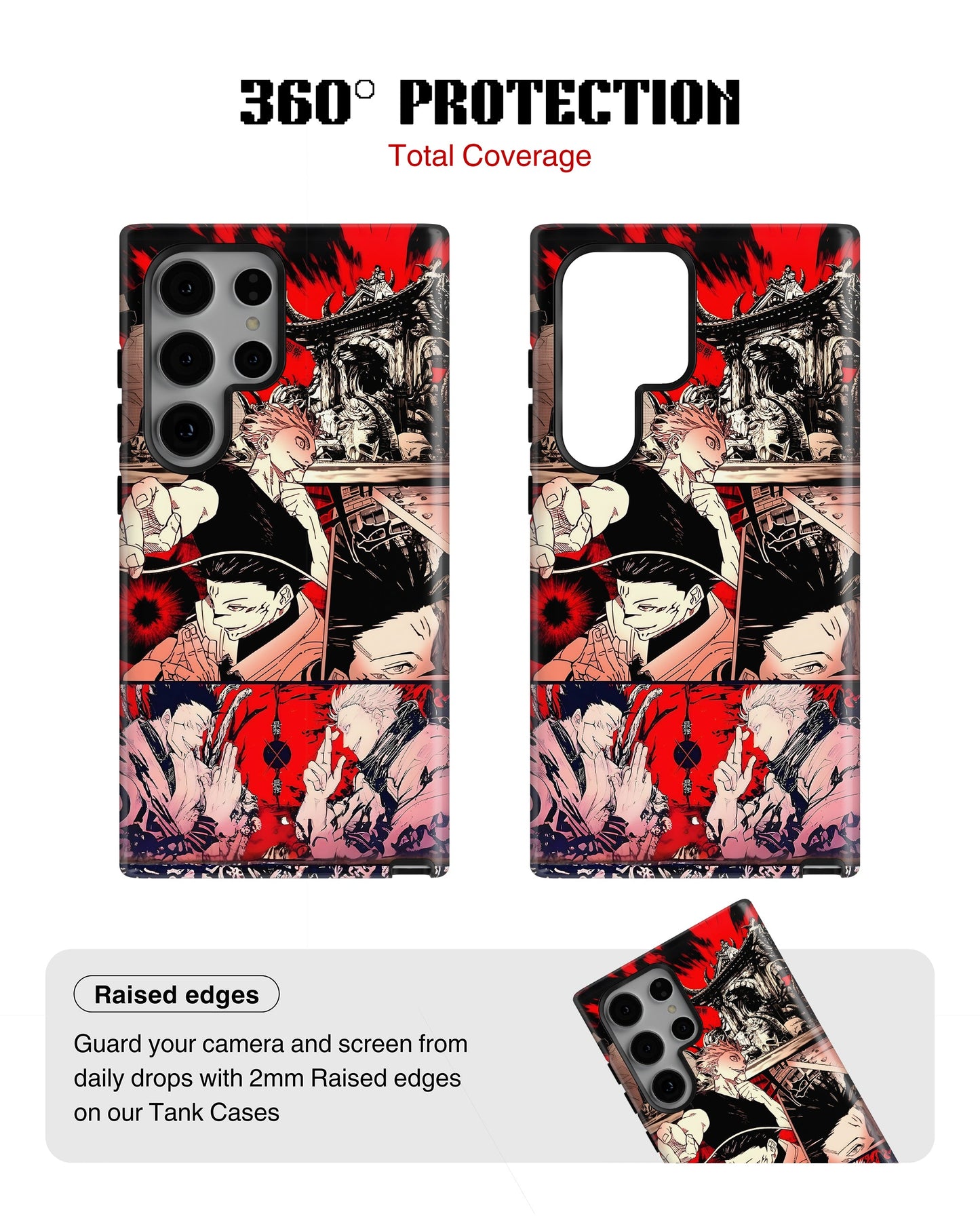 Samsung Galaxy S24 Ultra Tank Case | Anime (Gojo vs Sukuna)