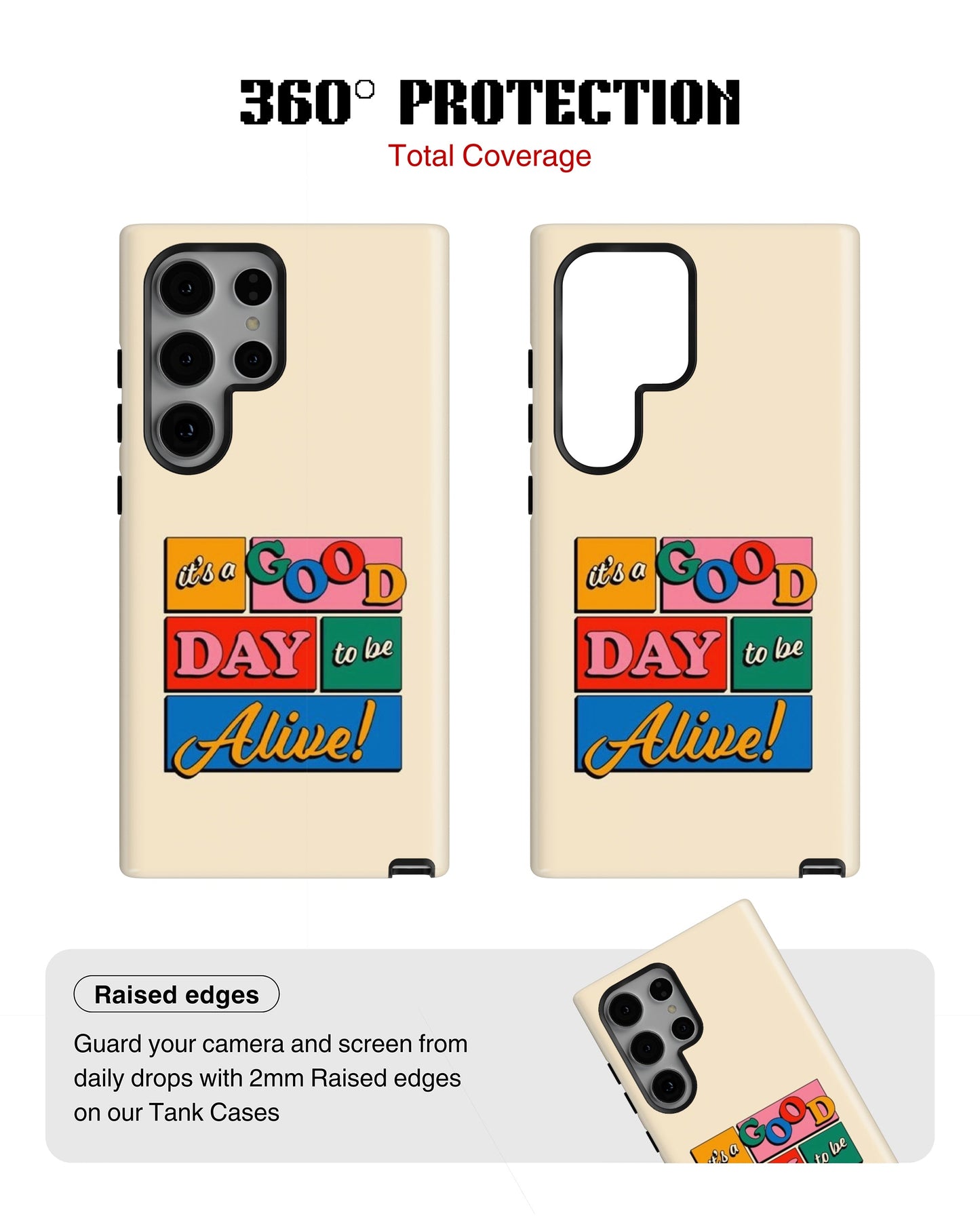 Samsung Galaxy S23 Ultra Tank Case | Modernism (Good Vibes)