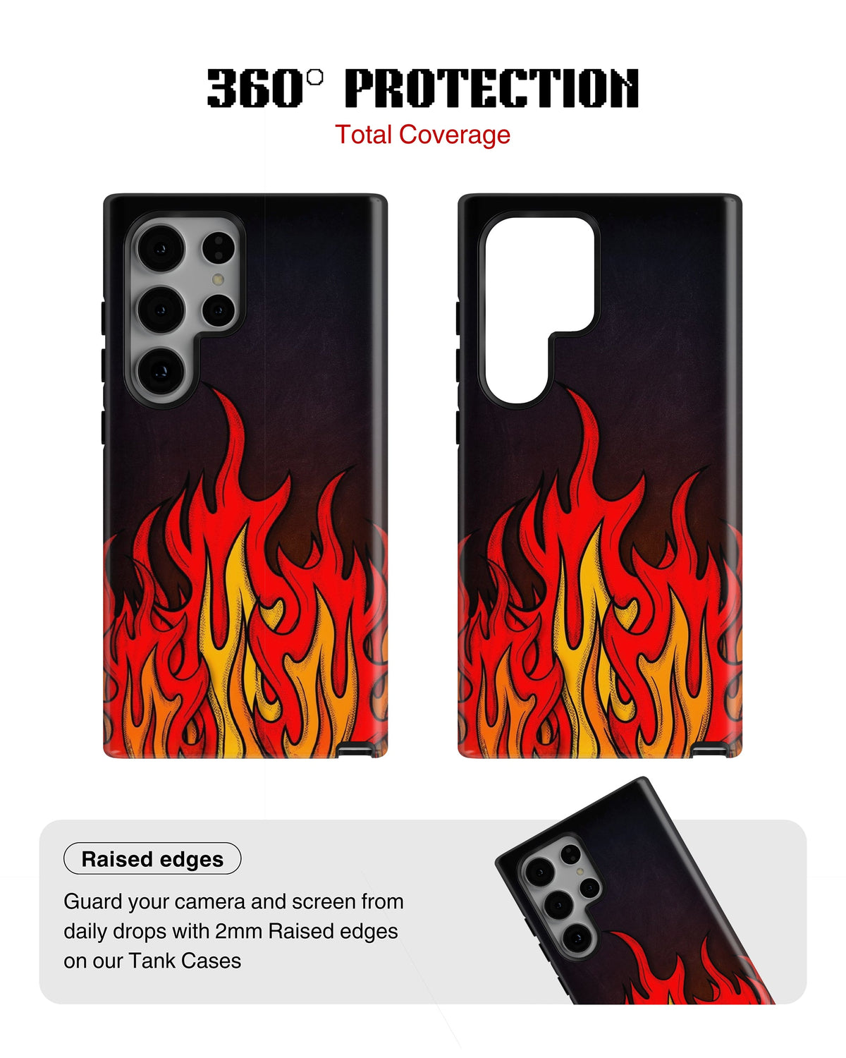 Samsung Galaxy S24 Ultra Tank Case | Modernism (Hellfire)