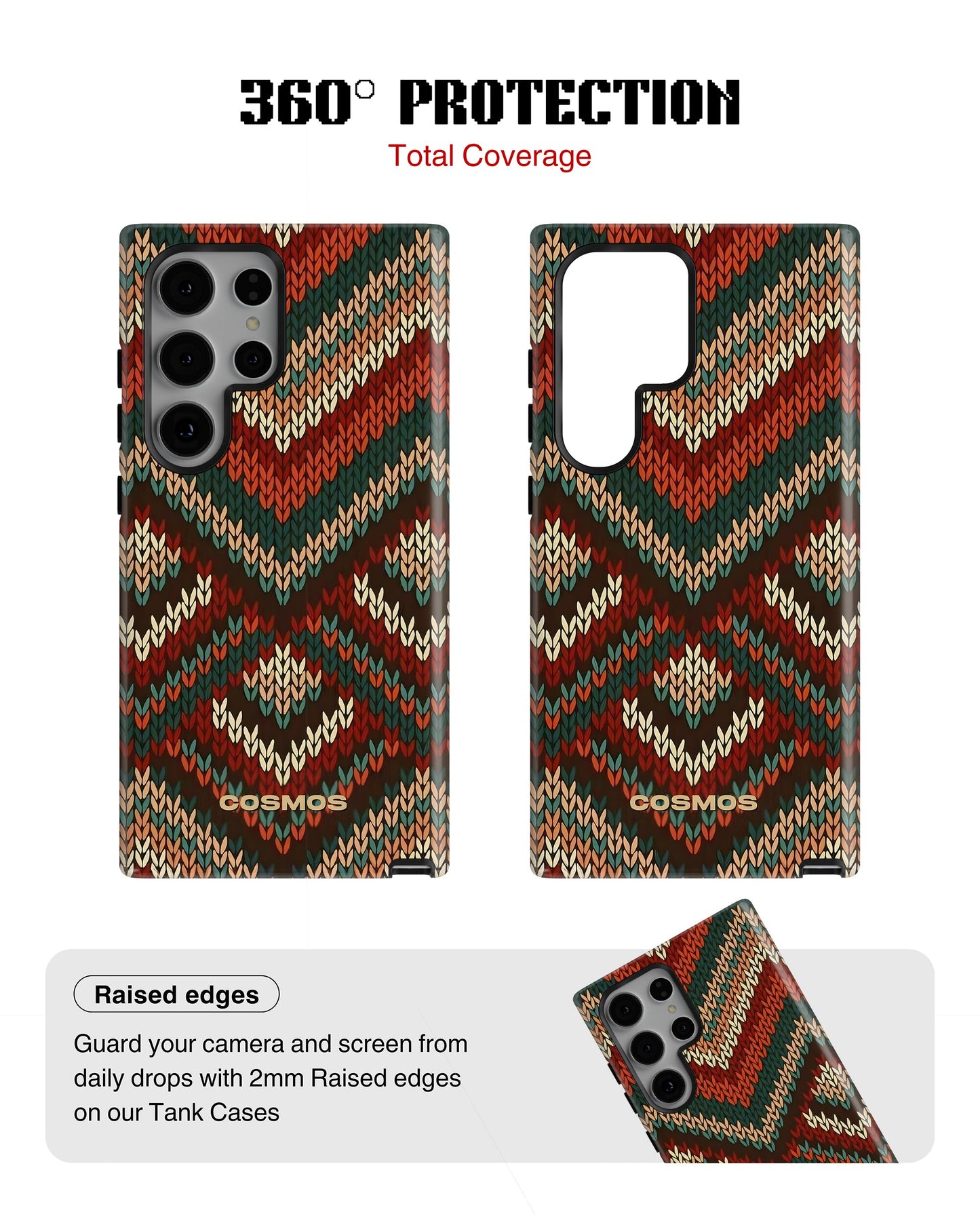 Samsung Galaxy S24 Ultra Tank Case | Textures (Heritage Knit)