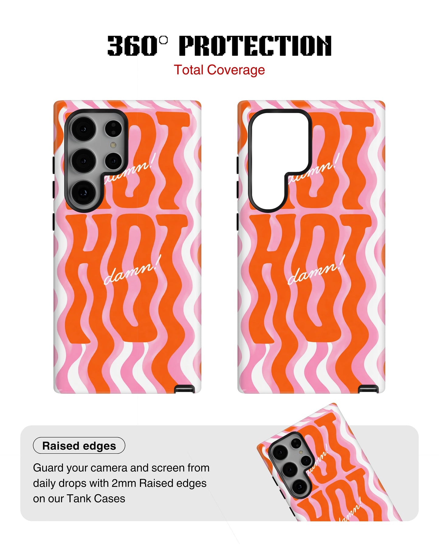 Samsung Galaxy S23 Ultra Tank Case | Girls Aesthetics (Hot Wave)