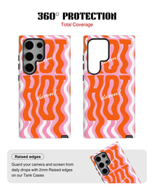 Samsung Galaxy S24 Ultra Tank Case | Girls Aesthetics (Hot Wave)