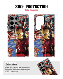 Samsung Galaxy S23 Ultra Tank Case | Superhero (IronMan Originals)